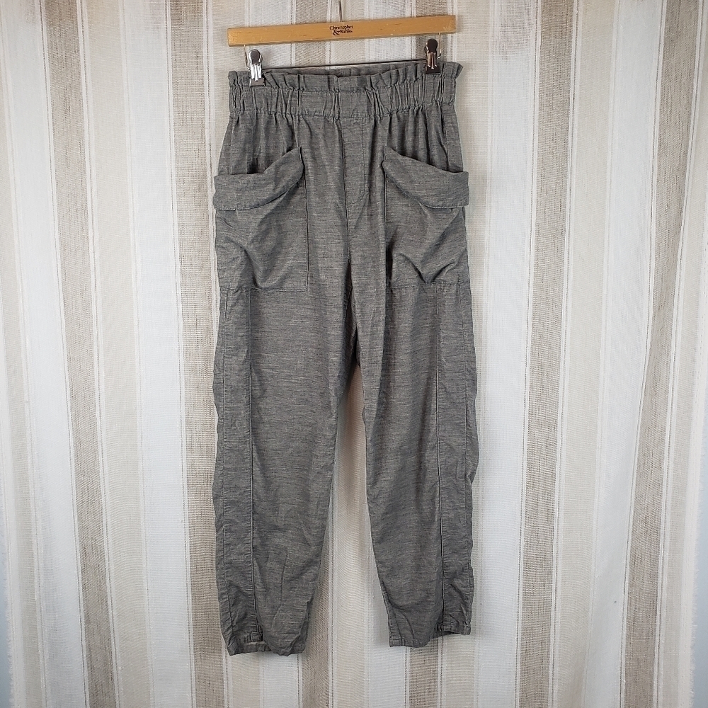 Zara Pull On Pants Joggers Gray‎ Size Small